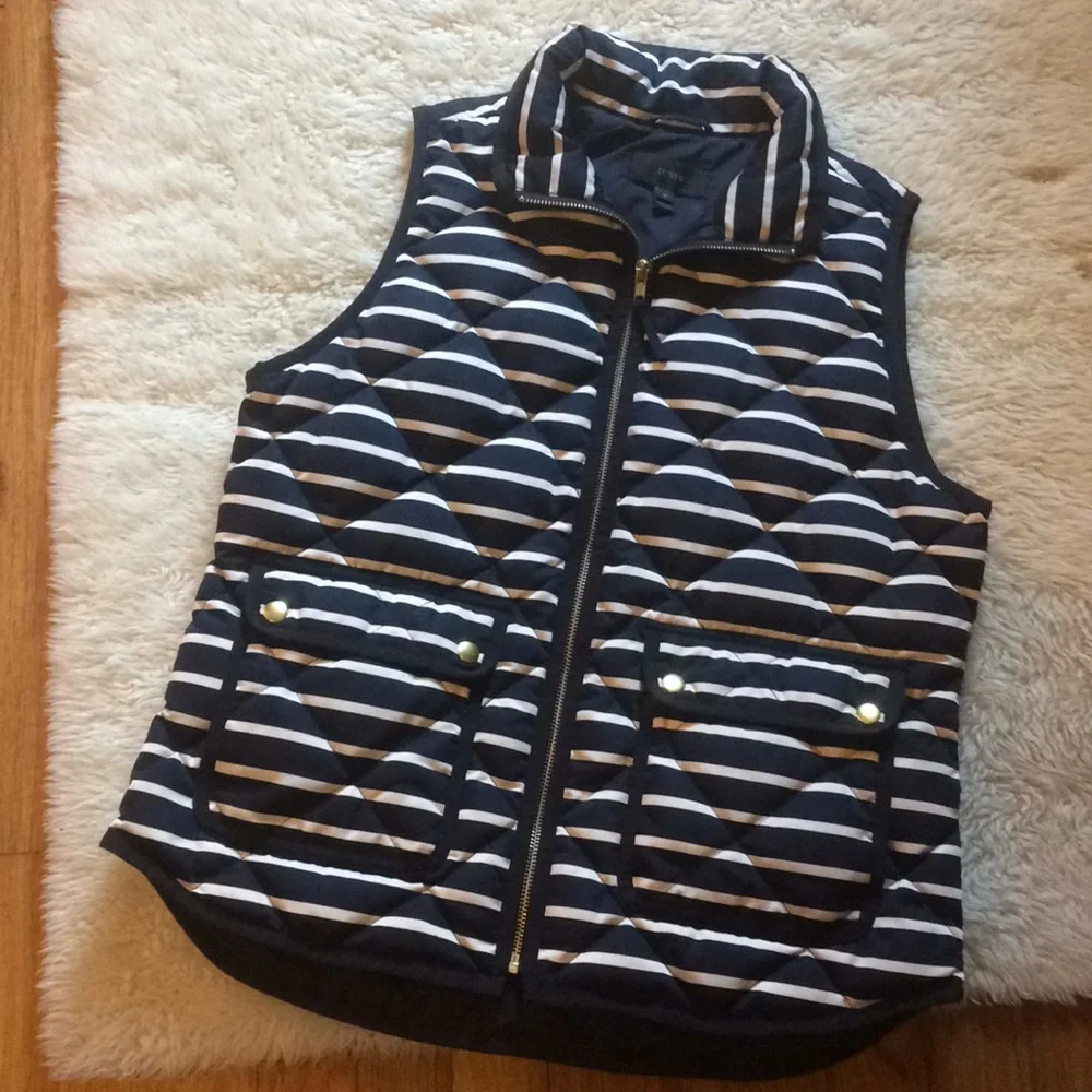J. Crew striped vest 🌷